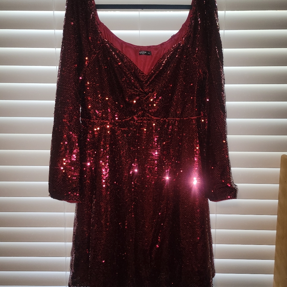 SheIn Holiday Sequin Dress